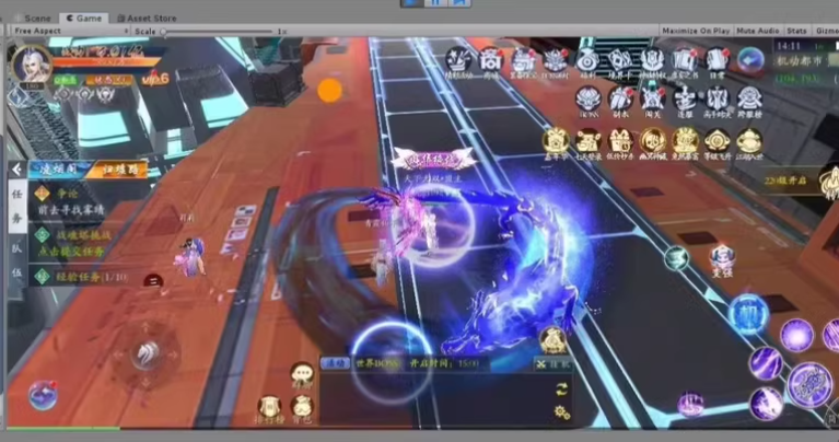 职业仙侠天地诀（仙侠，前端u3d,后端C++）